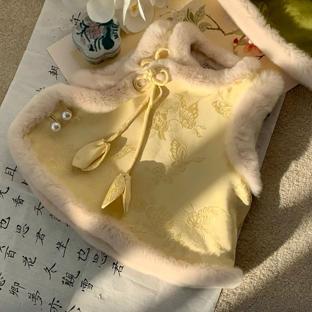 Chinese style vest kids